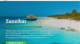 Sito Web Fabio Zanzibar Tour - manuelpieragostini.it